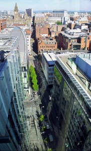 Click to enlarge – Manchester city centre from 3 Hardman Street