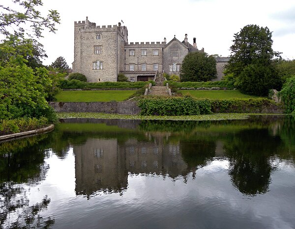 Sizergh Castle from the lake